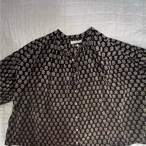 Doen Black and White Floral Blouse - Picture 3 of 8